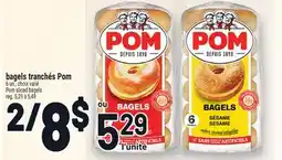 Metro BAGELS TRANCHÉS POM | POM SLICED BAGELS offer