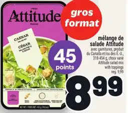 Metro MÉLANGE DE SALADE ATTITUDE | ATTITUDE SALAD MIX AVEC GARNITURES offer