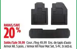 Canadian Tire Armor All Floor Mat Set, 5-Pc offer