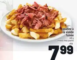 Metro POUTINE À LA VIANDE FUMÉE | SMOKED MEAT POUTINE offer