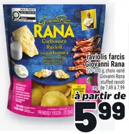 Metro RAVIOLIS FARCIS GIOVANNI RANA | GIOVANNI RANA STUFFED RAVIOLI offer