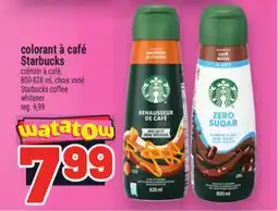 Metro COLORANT À CAFÉ STARBUCKS | STARBUCKS COFFEE WHITENER offer