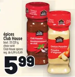 Metro ÉPICES CLUBHOUSE | CLUBHOUSE SPICES offer