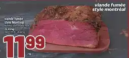 Metro VIANDE FUMÉE STYLE MONTRÉAL offer