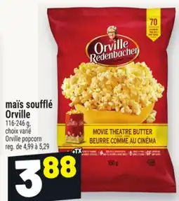 Metro MAÏS SOUFFLÉ ORVILLE | ORVILLE POPCORN offer
