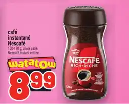 Metro CAFÉ INSTANTANÉ NESCAFÉ | NESCAFÉ INSTANT COFFEE offer