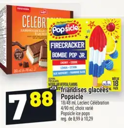 Metro FRIANDISES GLACÉES POPSICLE | POPSICLE ICE POPS offer