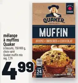 Metro MÉLANGE À MUFFINS QUAKER | QUAKER MUFFIN MIX offer