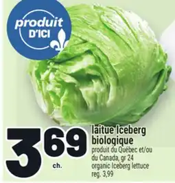 Metro LAITUE ICEBERG BIOLOGIQUE | ORGANIC ICEBERG LETTUCE offer