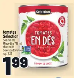 Metro TOMATES SELECTION | SELECTION TOMATOES offer