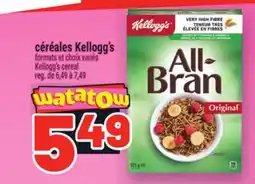 Metro CÉRÉALES KELLOGG'S | KELLOGG'S CEREAL offer