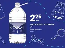Metro EAU DE SOURCE NATURELLE ESKA | NATURAL SPRING WATER offer