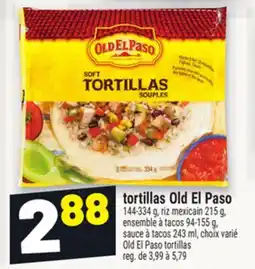 Metro TORTILLAS OLD EL PASO | OLD EL PASO TORTILLAS offer