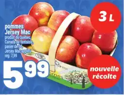 Metro POMMES JERSEY MAC | JERSEY MAC APPLES offer
