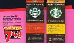 Metro CAPSULES DE CAFÉ STARBUCKS, NESPRESSO | NESPRESSO, STARBUCKS, COFFEE PODS offer