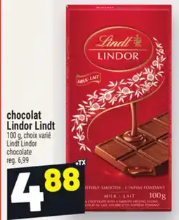 Metro CHOCOLAT LINDOR LINDT | LINDT LINDOR CHOCOLATE offer