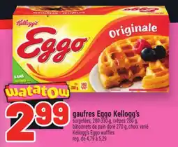 Metro GAUFRES EGGO KELLOGG'S offer