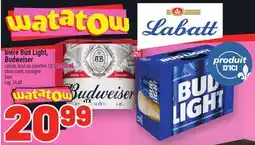 Metro BIÈRE BUD LIGHT, BUDWEISER | BEER offer