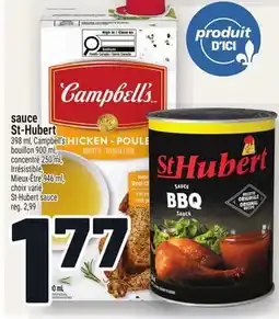 Metro SAUCÉ ST-HUBERT | ST-HUBERT SAUCE offer
