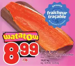 Metro FILET DE TRUITE | TROUT FILLET offer