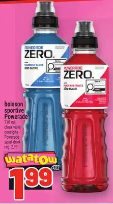 Metro BOISSON SPORTIVE POWERADE | POWERADE SPORT DRINK offer