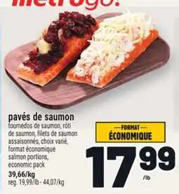 Metro PAVÉS DE SAUMON | SALMON PORTIONS offer