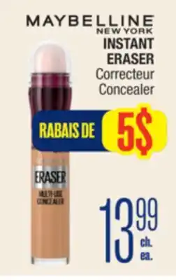 Jean Coutu MAYBELLINE NEW YORK INSTANT ERASER Correcteur Concealer offer