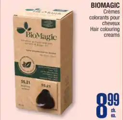 Jean Coutu BIOMAGIC Hair colouring creams offer