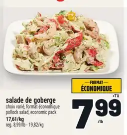 Metro SALADE DE GOBERGE | POLLOCK SALAD offer