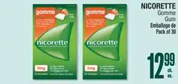 Jean Coutu NICORETTE Gum offer