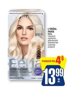 Jean Coutu L'OREAL PARIS Feria Selected hair colouring products offer