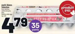Metro OEUFS BLANCS SELECTION | SELECTION WHITE EGGS offer