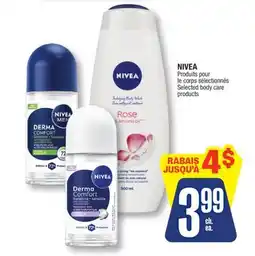 Jean Coutu NIVEA Selected body care products offer