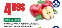 Marches Tau POMMES PAULA RED BIOLOGIQUES offer