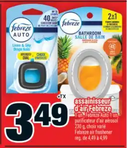 Super C assainisseur d'air Febreze | Febreze air freshener offer