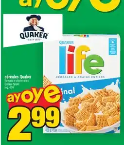 Super C céréales Quaker offer