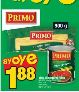Super C pâtes alimentaires Primo | Primo pasta offer