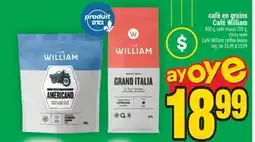 Super C café en grains CaféWilliam offer