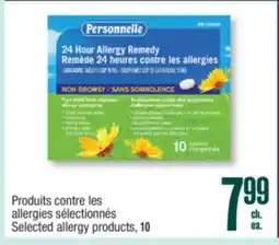 Jean Coutu Personnelle Selected allergy products offer