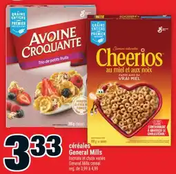 Super C céréales GeneralMills offer