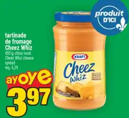 Super C tartinade de fromage Cheez Whiz | Cheez Whiz cheese spread offer