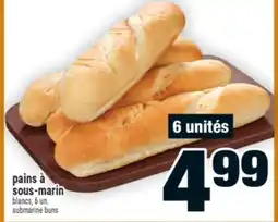 Super C pains à sous-marin | submarine buns offer
