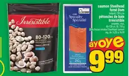 Super C saumon Steelhead fumé Dom | Dom frozen smoked Steelhead salmon offer