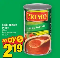 Super C sauce tomate Primo offer