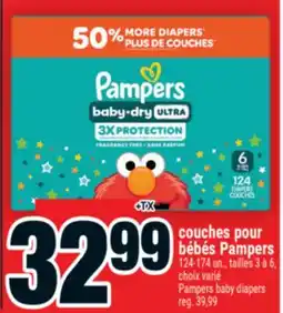 Super C couches pour bébés Pampers | Pampers baby diapers offer