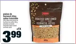 Super C graines de tournesol rôties salées Irrésistible | Irrésistible salted roasted sunflower seeds offer
