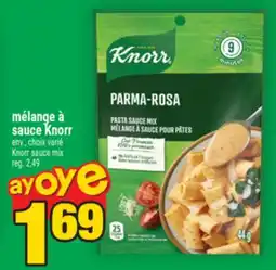 Super C mélange à sauce Knorr | Knorr sauce mix offer