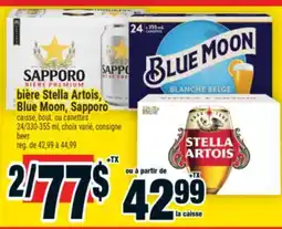 Super C bière Stella Artois, Blue Moon, Sapporo | beer offer