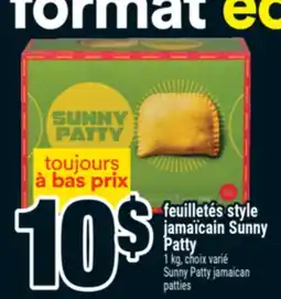 Super C feuilletés style jamaïcain Sunny Patty | Sunny Patty jamaican patties offer