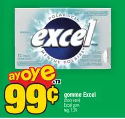 Super C gomme Excel | Excel gum offer